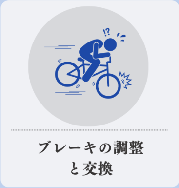 ブレーキの調整と交換